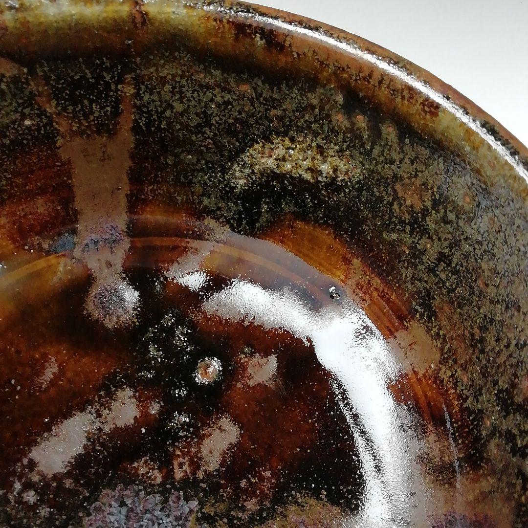 Ｔ３４９　茶碗　『益子焼』『長谷川窯』　共箱　抹茶碗　茶道具