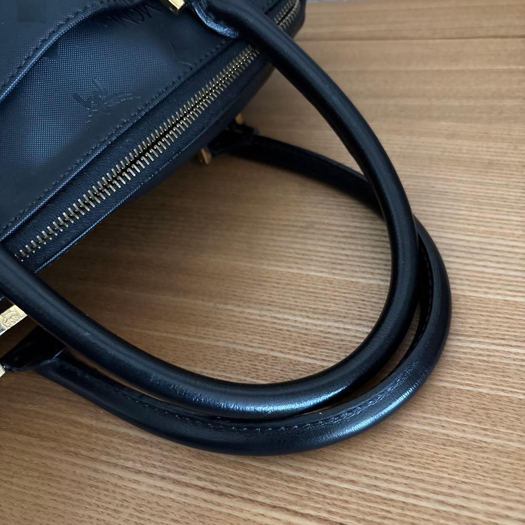 エムシーエム 2way ミニボストン モノグラム ブラック