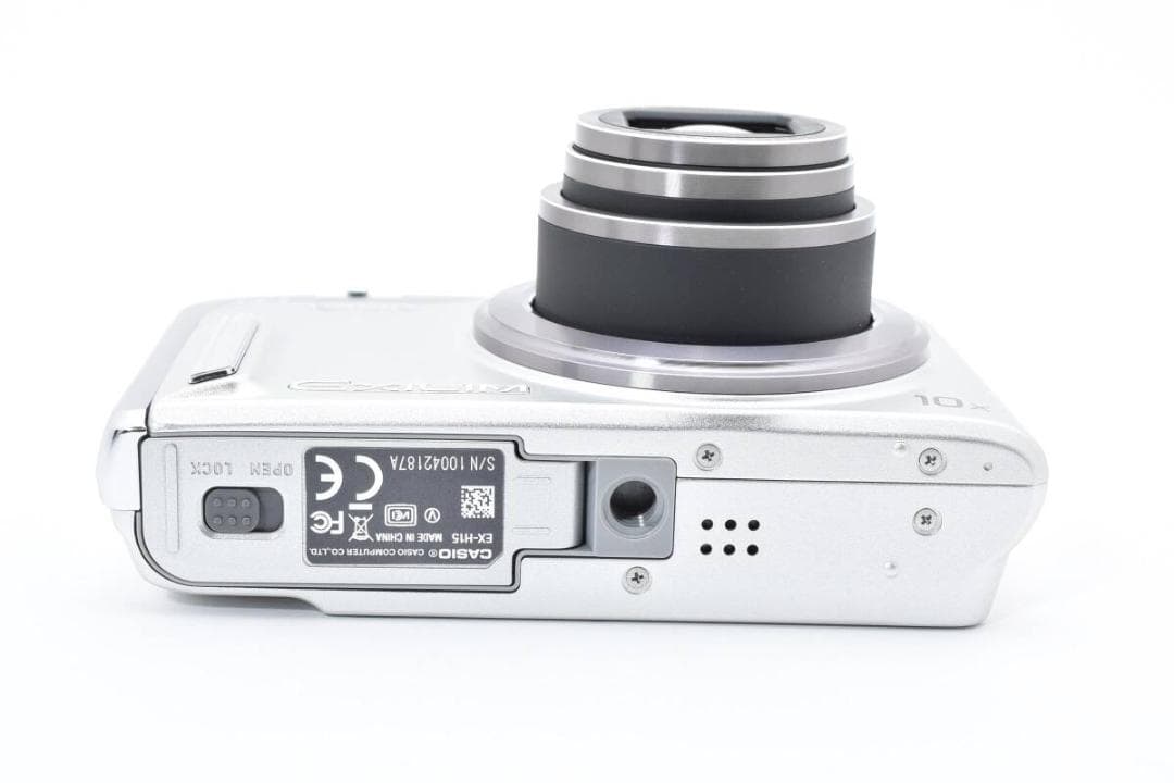 美品 カシオ　CASIO EXILIM EX-H15 シルバー ＃A331