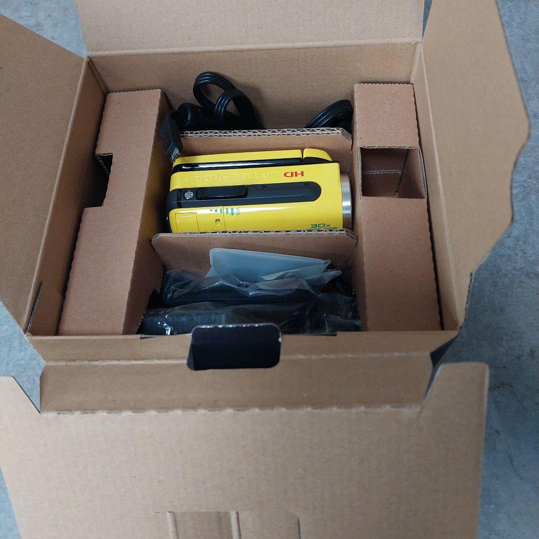 SANYO 防水 ムービーカメラ Xacti ザクティ DMX-WH1 イエロー