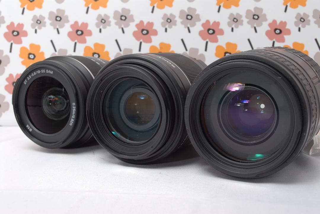 ❤即購入1000円OFF❤SONY α65❤超高画質❤超望遠トリプルレンズ❤