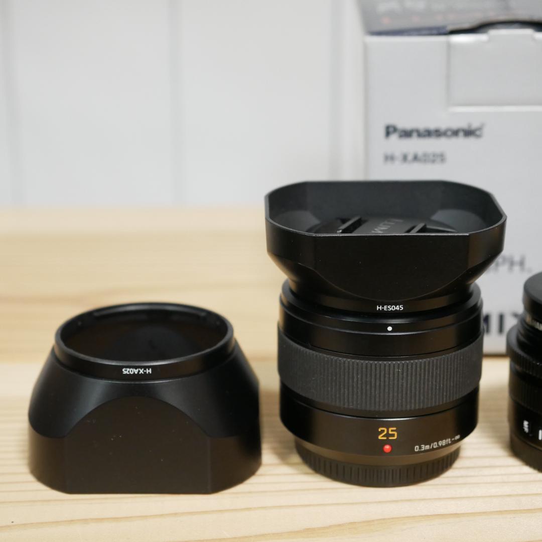 レンズ(単焦点) LEICA DG SUMMILUX 25mm F1.4 II 15mm F1.7