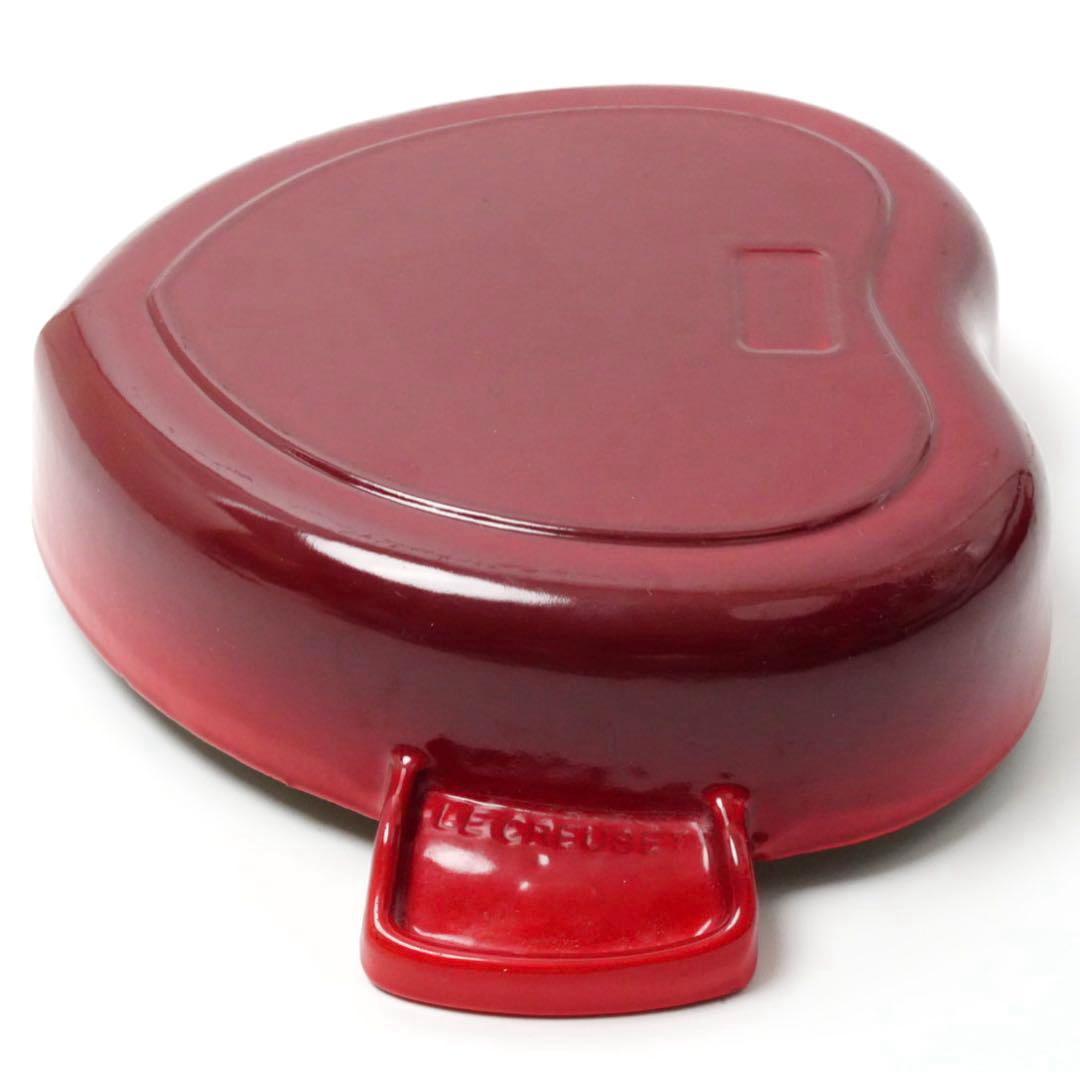 LE CREUSET　ココットダムール　ダムールプレート　チェリーレッド　2L