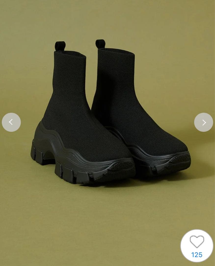 SNIDELスニーカーソールショートブーツ