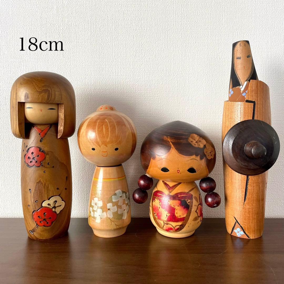 【2/6削除】 創作 こけし セット まとめ レトロ kokeshi 人形