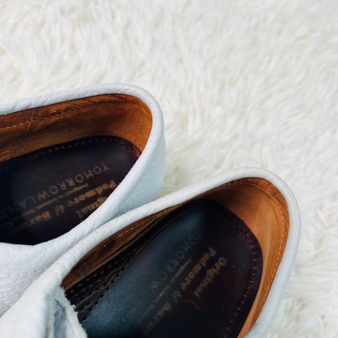 Padmore&Barnes×TOMORROWLAND シュリンクレザー 革靴