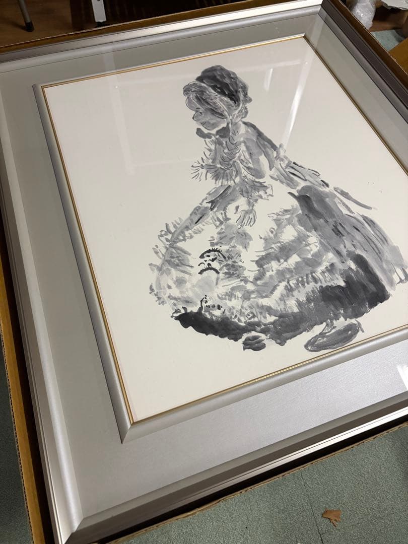 F10号用　ステンレス製額縁　３点セット