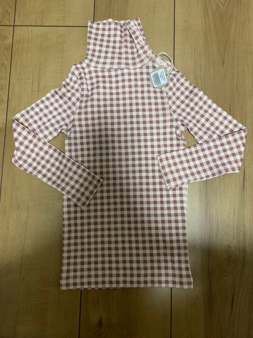 SOOR PLOOM タートル GINGHAM PRINT CHERRY 2y