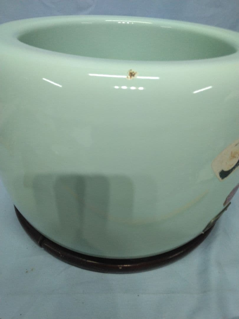 電熱器　火鉢　昭和レトロ　 ホーロー火鉢