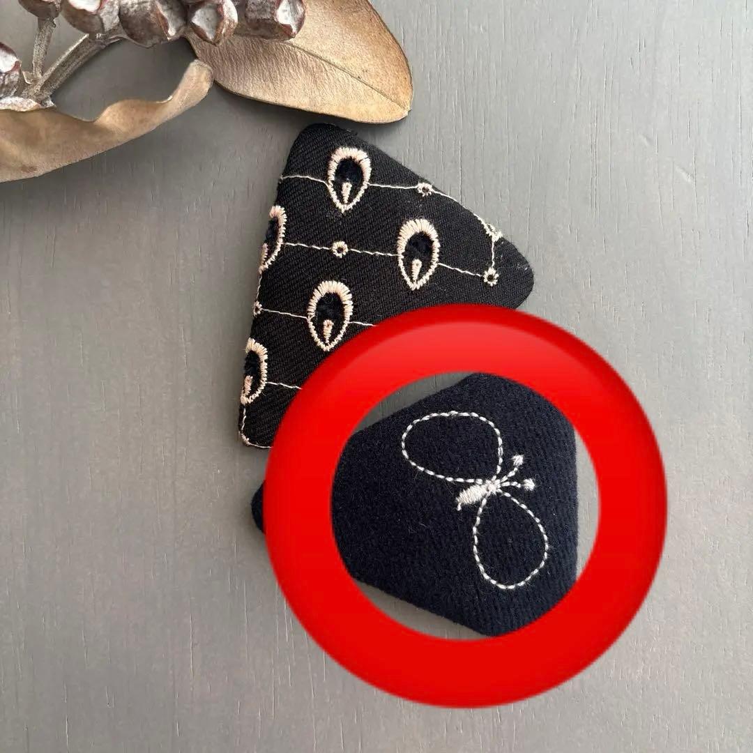 ④4 ミナペルホネン パッチンピン ヘアアクセサリー ハンドメイド