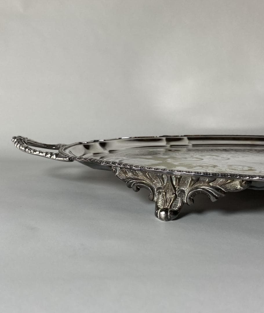 イギリス アンティーク Silver Tray
