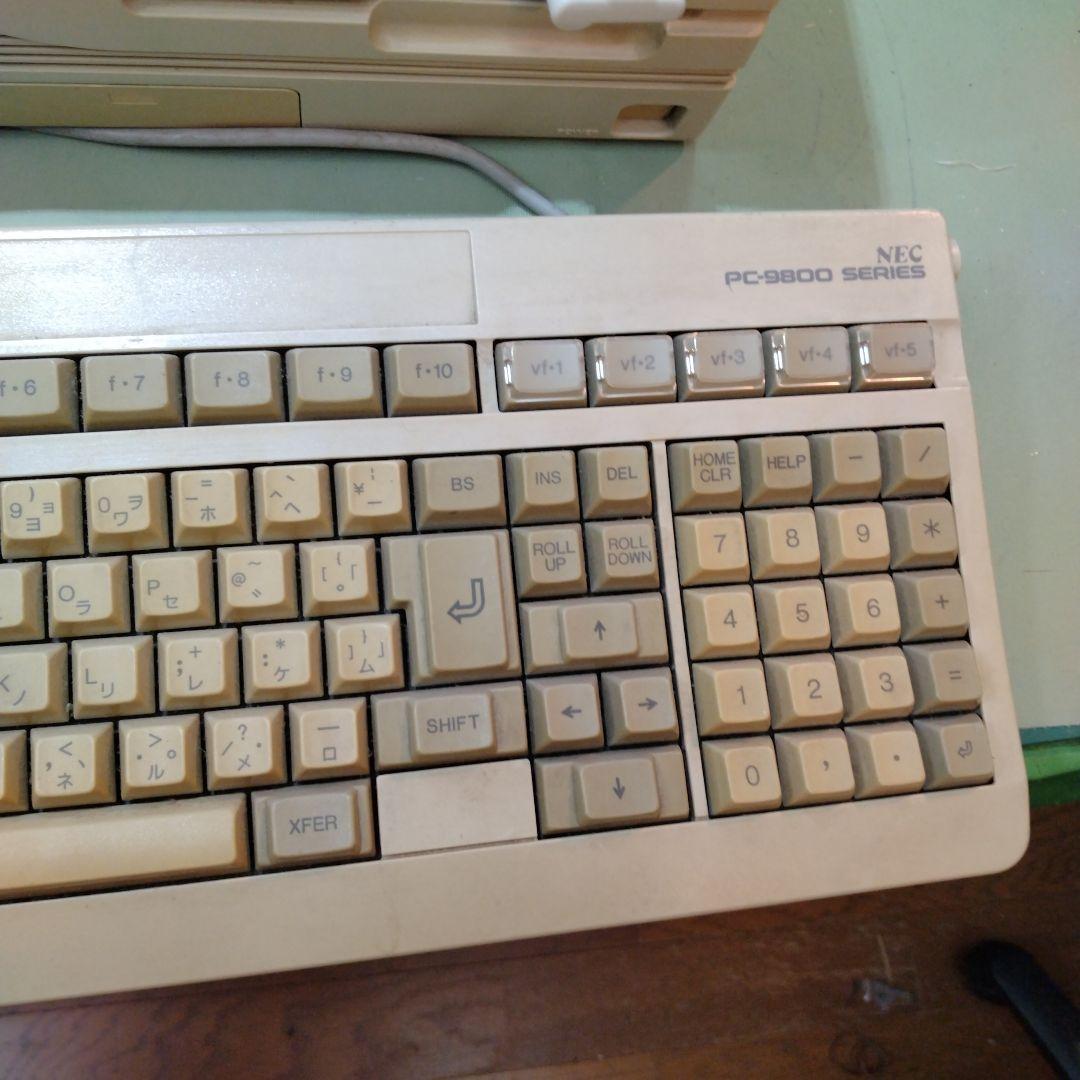 ■NEC PC-9801DA5 本体+ モニター+キーボード セット ジャンク