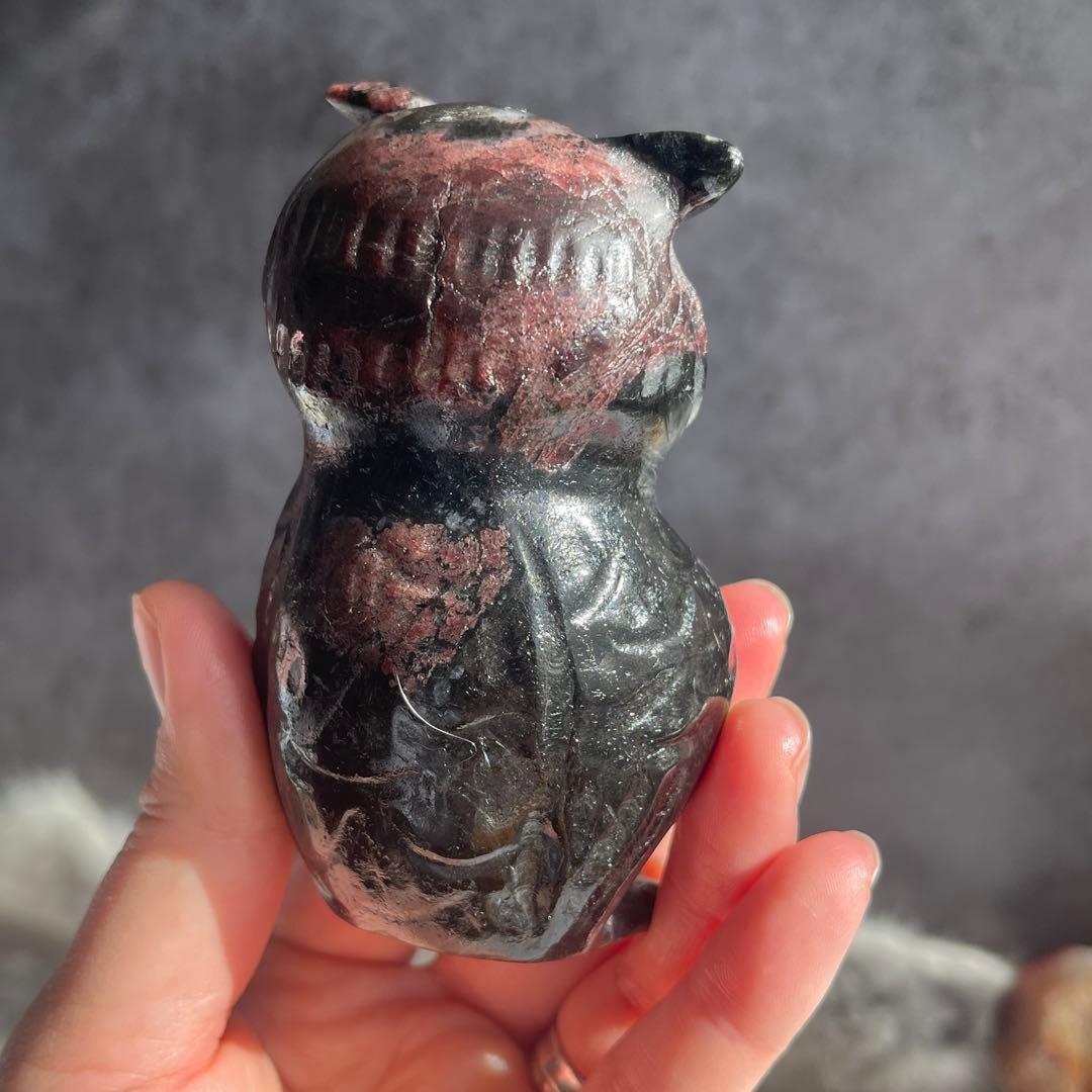 ガーネット ヌーマナイト フクロウ