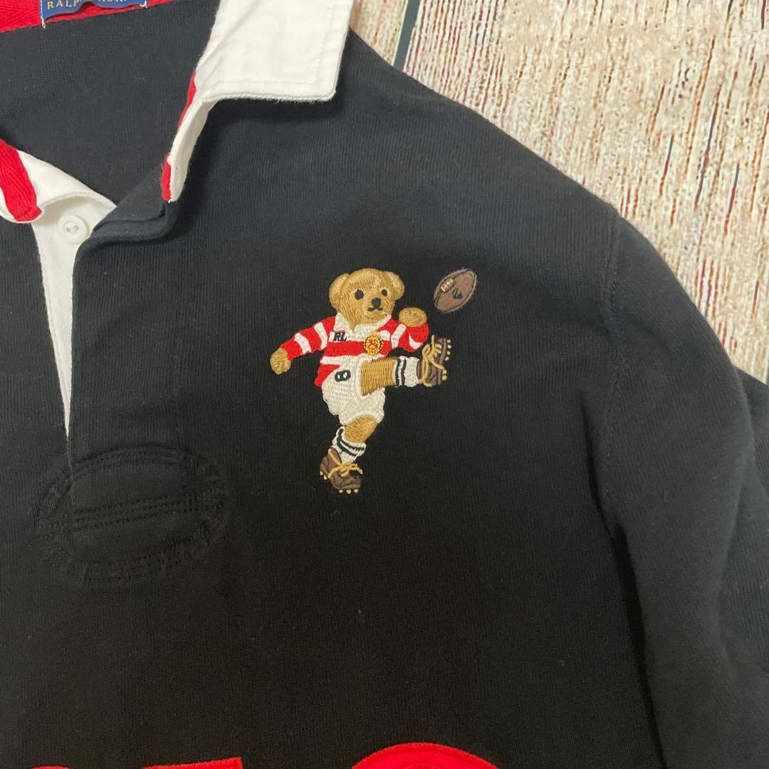【希少】POLO RALPH LAUREN＊ポロベアラガーシャツ＊長袖＊メンズS