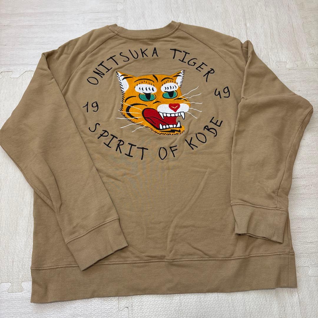 オニツカタイガー 刺繍 トレーナー　Mサイズ