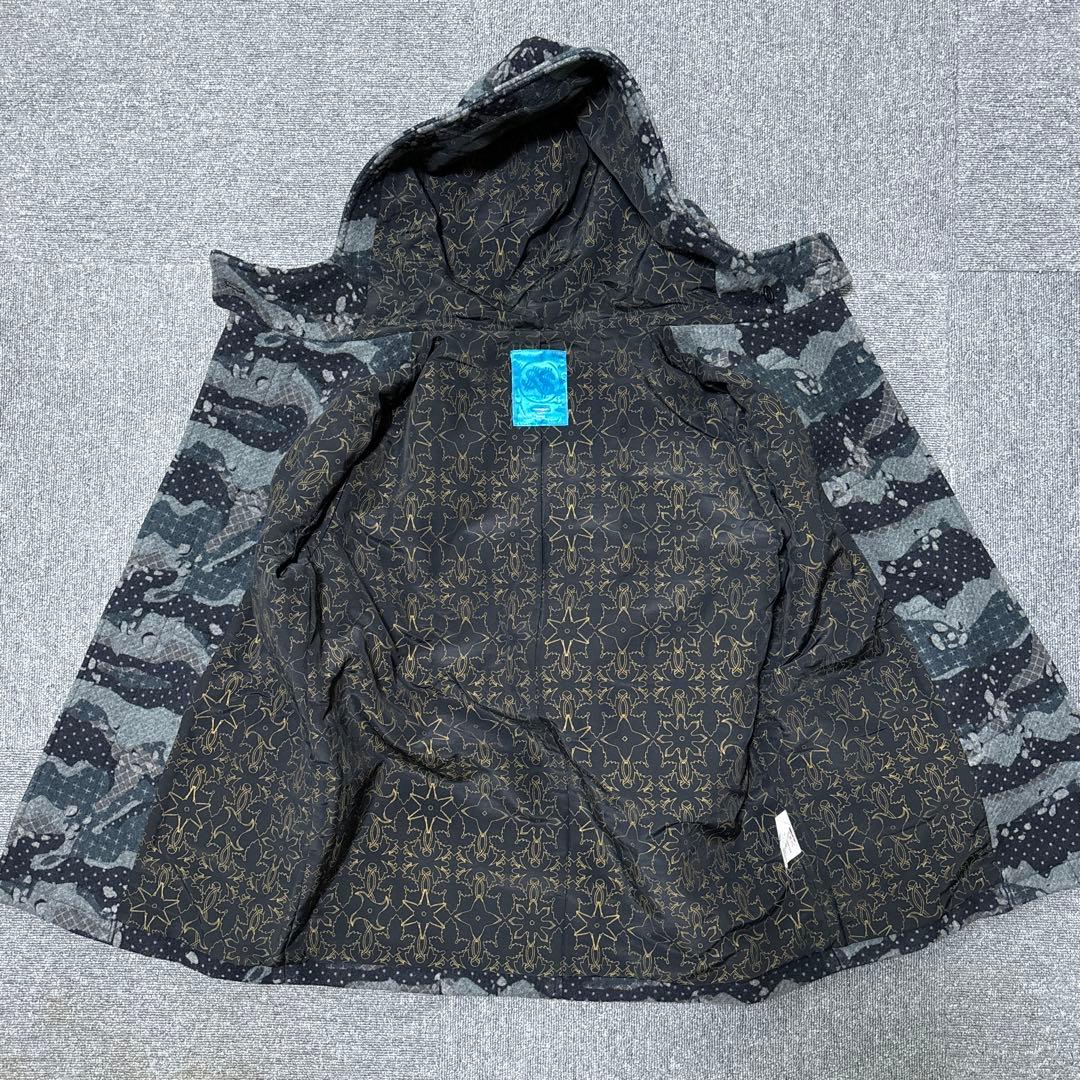 00s Swagger ウール ダッフルコート カモ柄 M