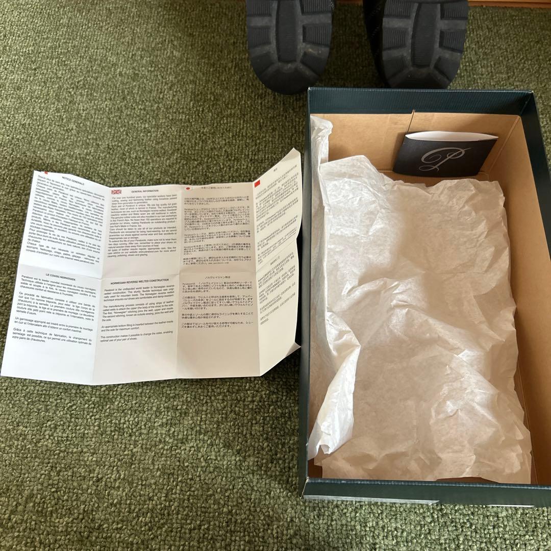 n*u様 Paraboot ミカエル最古のモデルモジーンの出品になります!