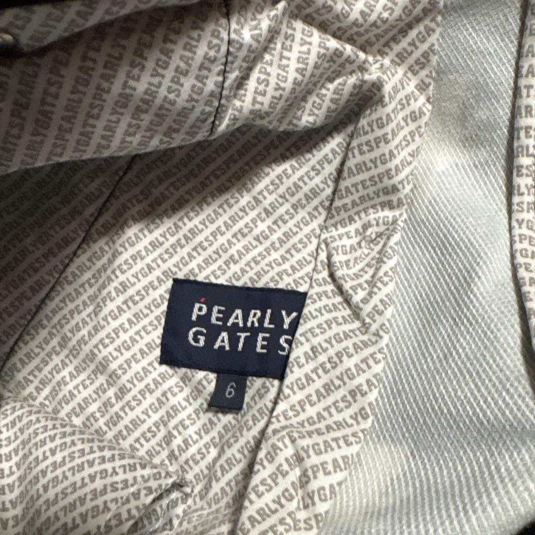 PEARLY GATES クマ柄パンツ　ブラック