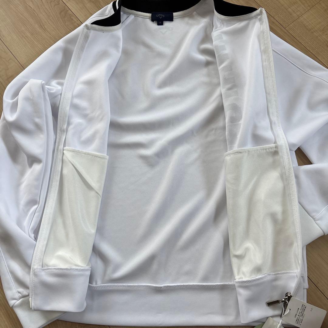 新品　キャロウェイ　レディース　スウェット　パーカー　ジャケット　ホワイト　XL