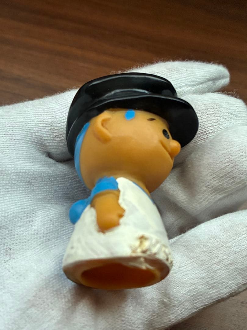 【当時物】福正宗 フクちゃん　指人形 フクマサムネ ソフビ　アンティーク