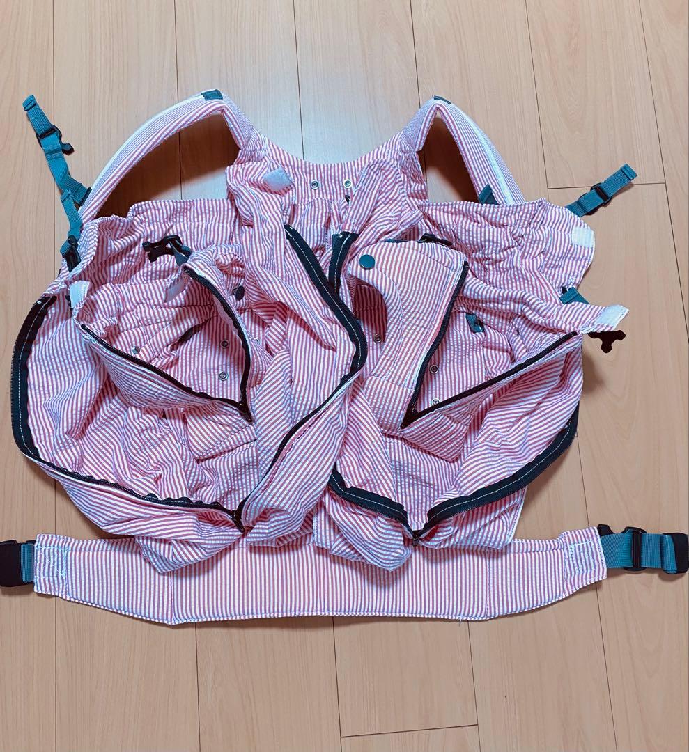 美品　ウィーゴツイン　weego双子抱っこ紐　赤　レッドベビーキャリア　ウィゴー