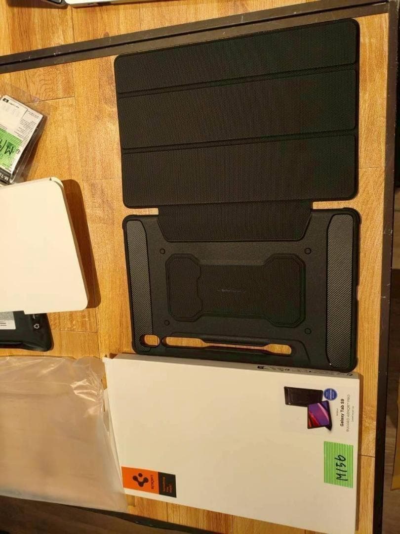 Spigen Galaxy Tab S9 ケース カバー 衝撃吸収 耐衝撃 スタ