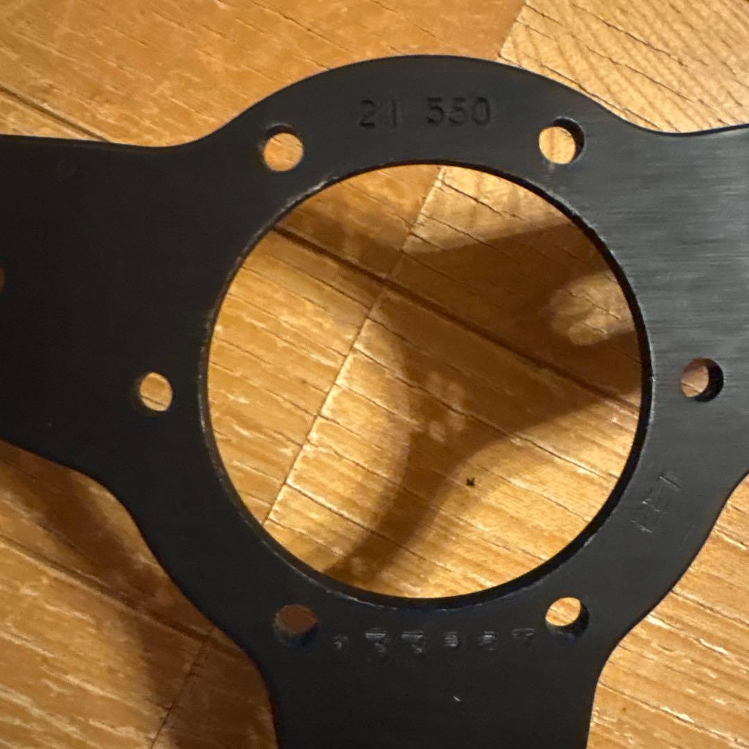 正規品 NARDI classic ブラックレザー/ブラックスポーク 33φ