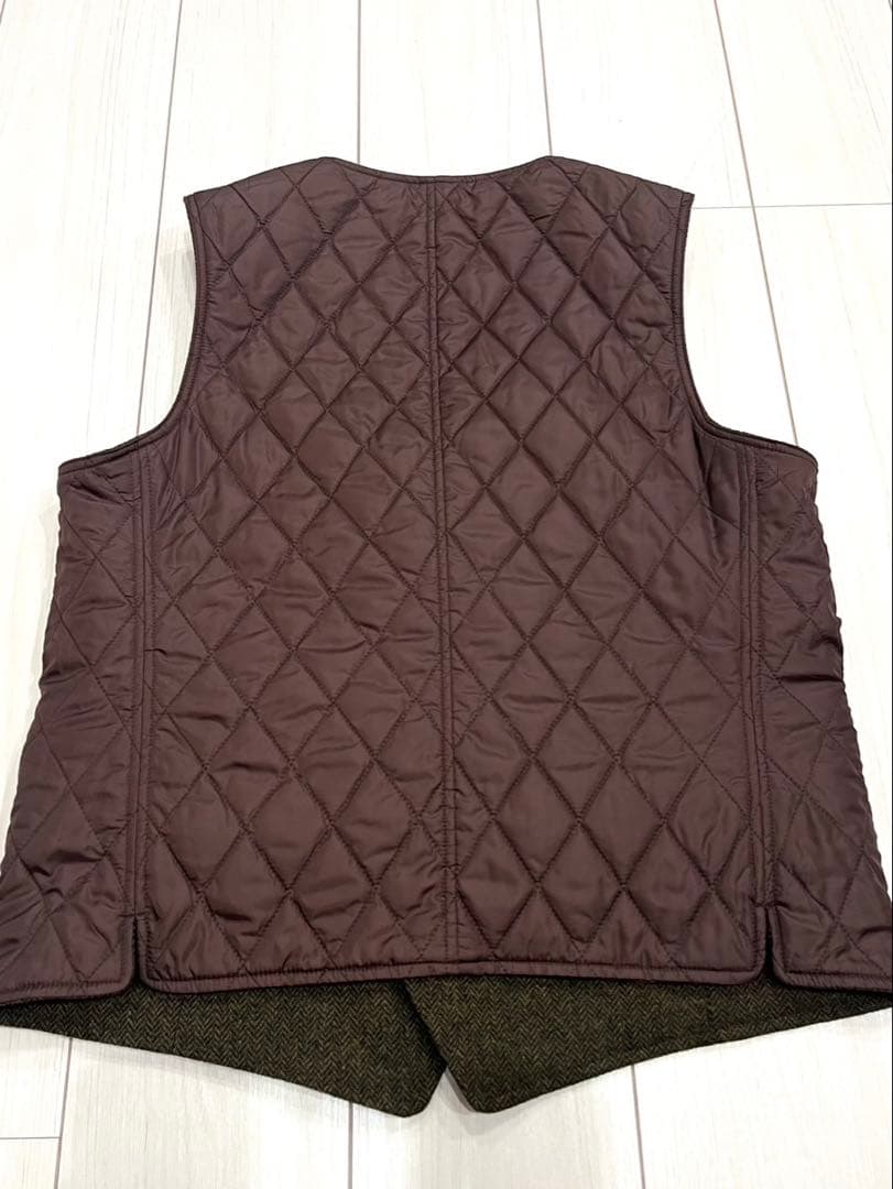 ★新品★THE SCOTCH HOUSE リバーシブル中綿ベスト メンズ L