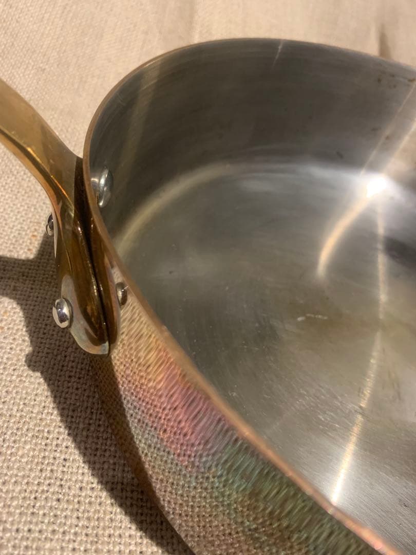 Mauviel ムヴィエール カパーイノックス ソテーパン 24cm プロ用