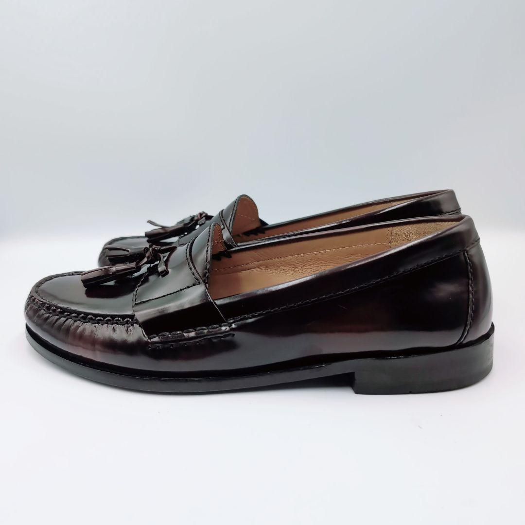 【極美品】COLE HAAN　ピンチ　タッセルローファー　バーガンディ　8D
