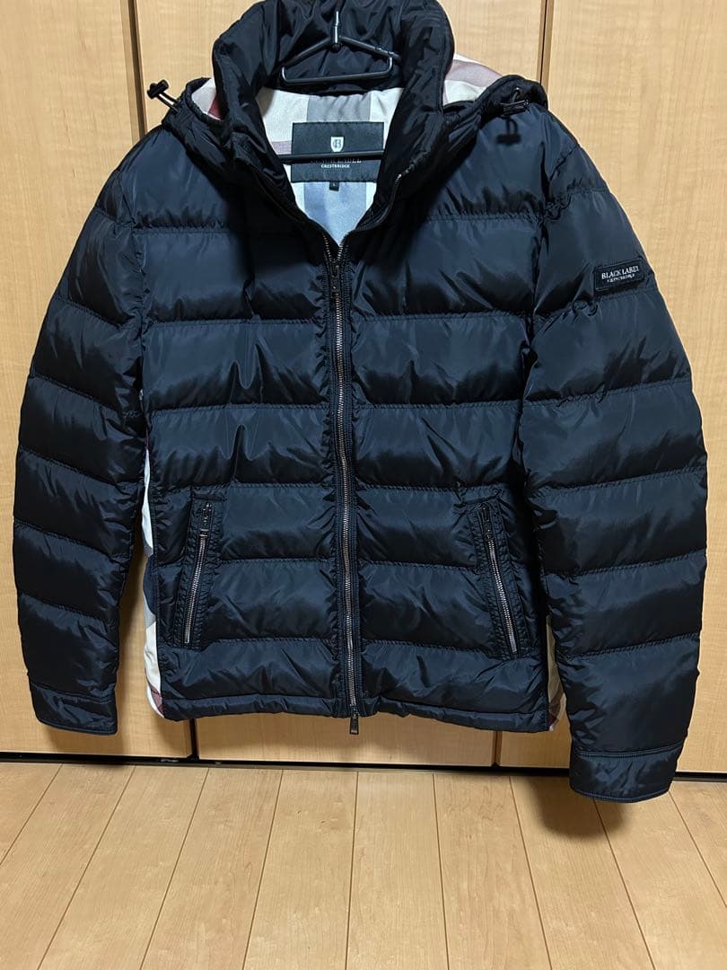 ブラックレーベルクレストブリッジ 店舗限定 CBチェック ダウンジャケット 美品