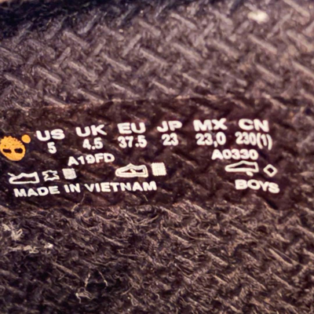 美品　ティンバーランド　Timberland　6インチプレミアムブーツ　黒　23