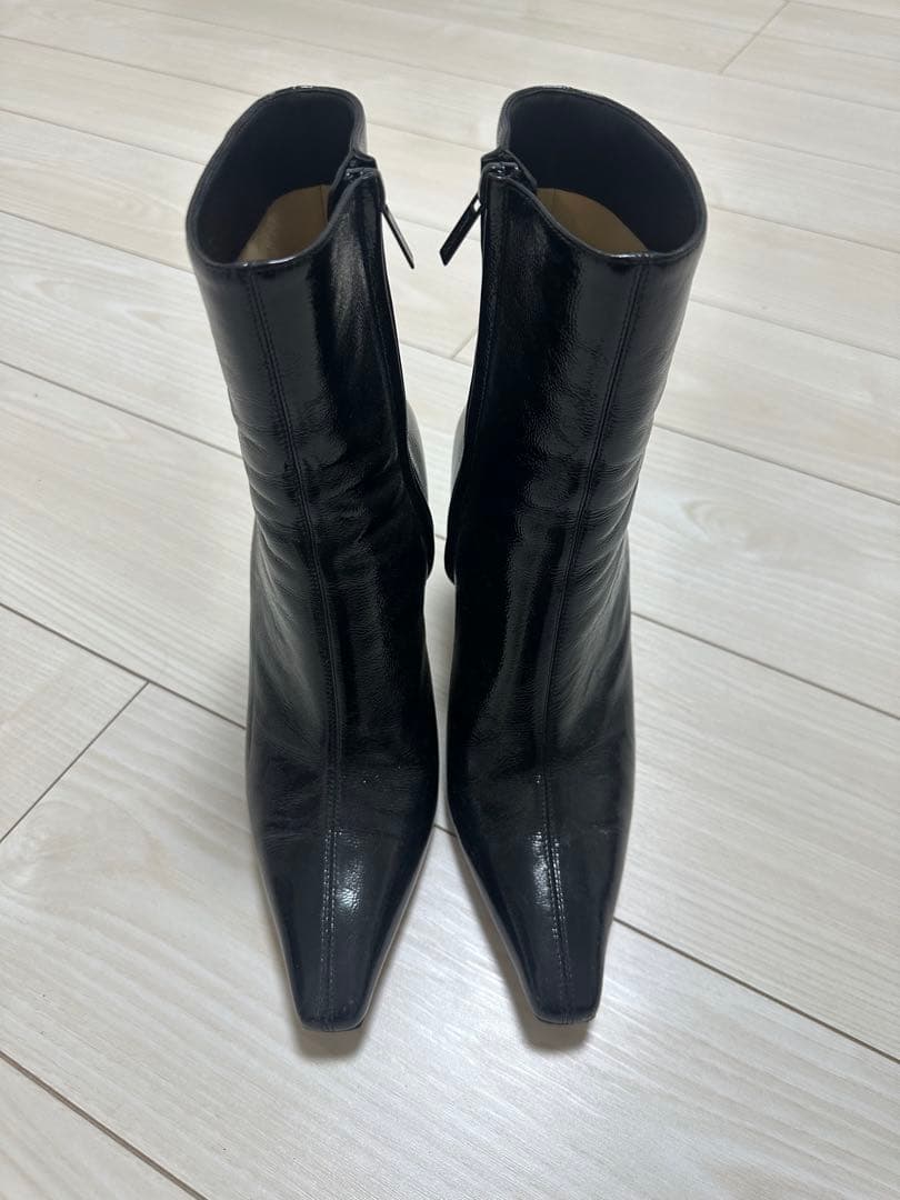 【美品】JIMMY CHOO ショートブーツ BLACK 37(24cm)