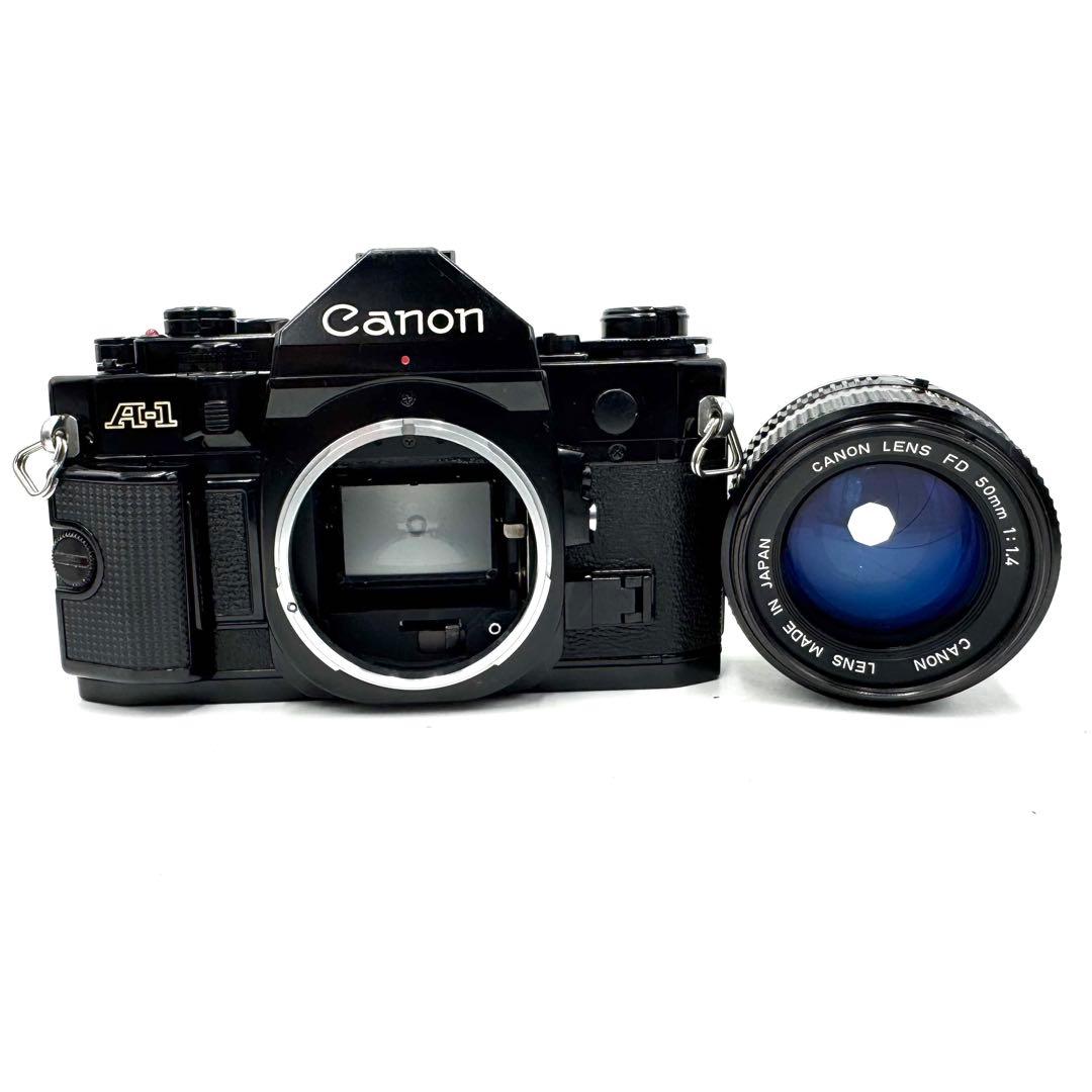 ❁完動品❁Canon A-1 フィルムカメラ FD 50mm f1.4 レンズ