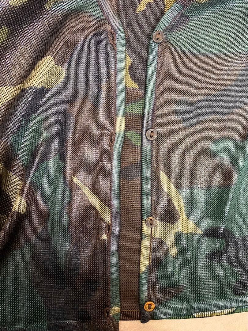 Christian Dior ジョンガリアーノ期 迷彩 カーディガン 40