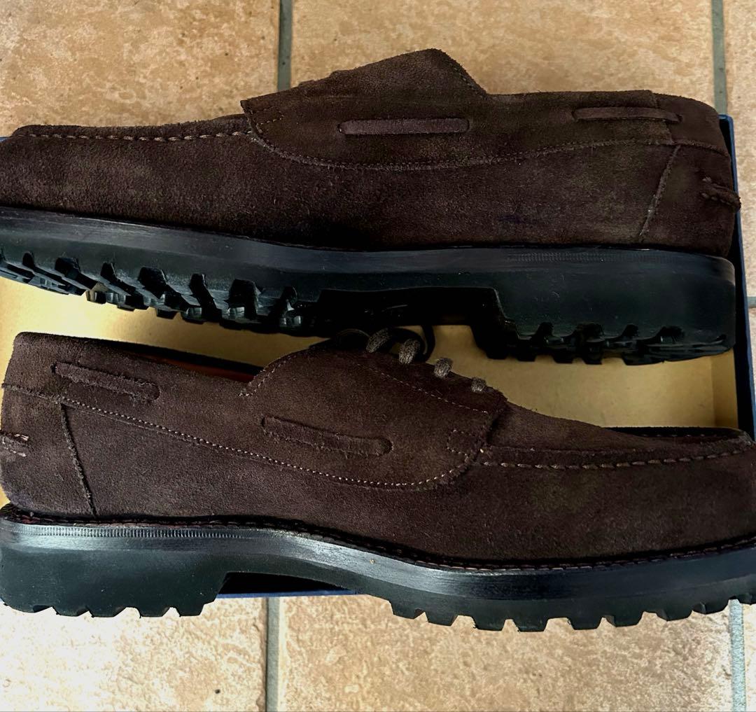 ジャランスリワヤ　スエード　ブラウン　4アイレット革靴 size41