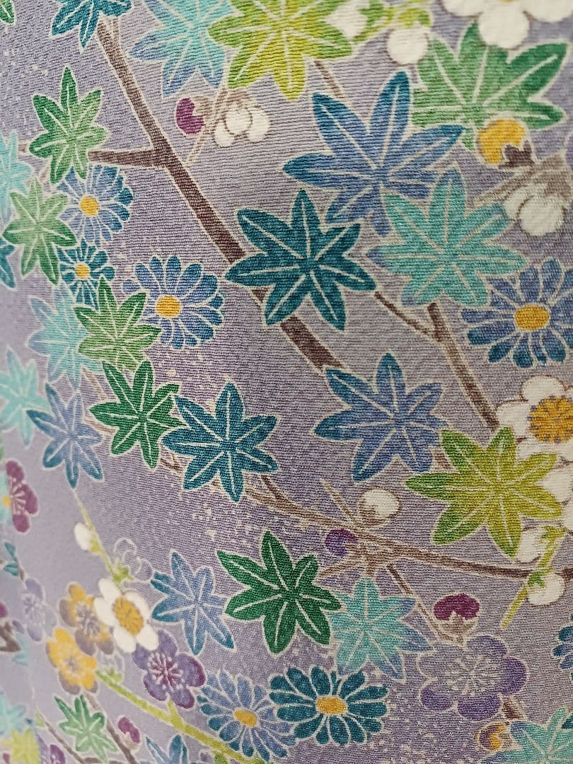 ［小紋］中古美品　加賀友禅　K-146