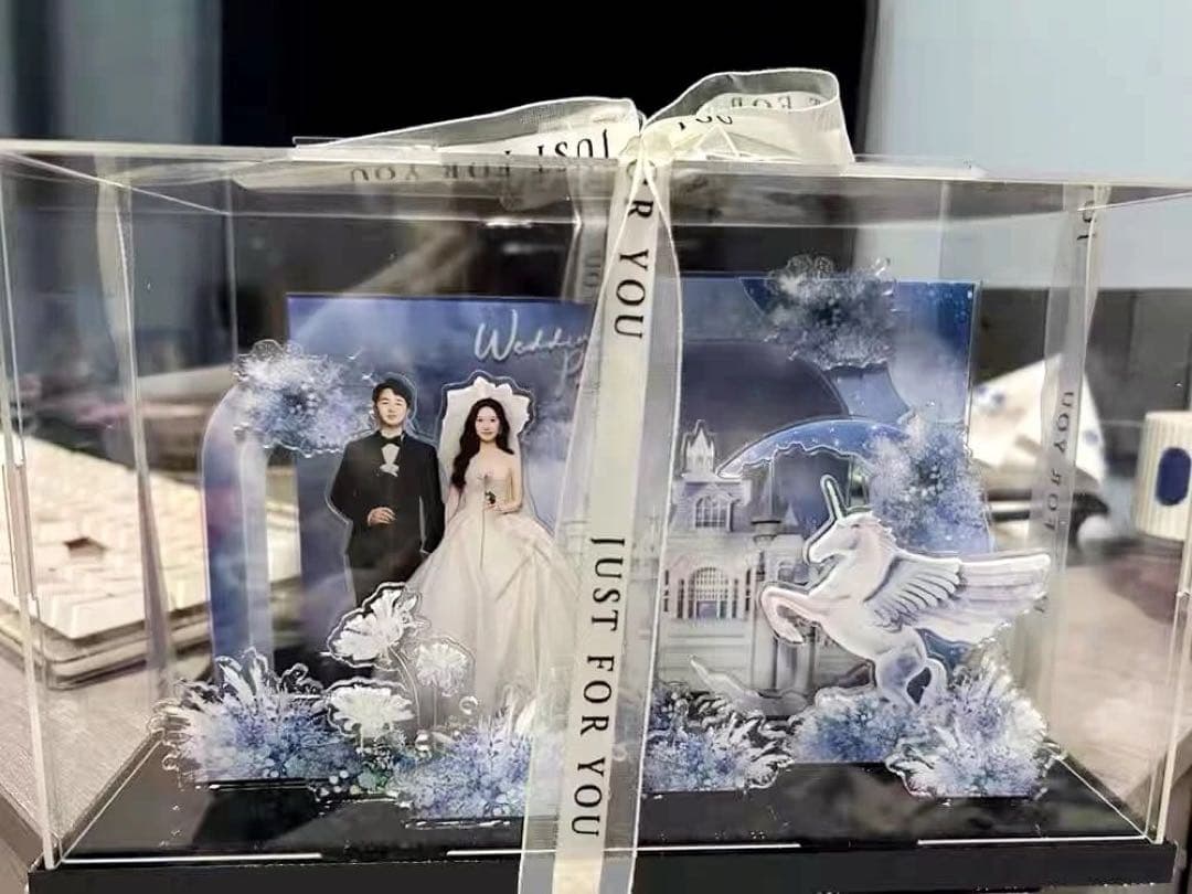 結婚祝い アクリル フォトフレーム オーダーメイド結婚式 プレゼント ギフト