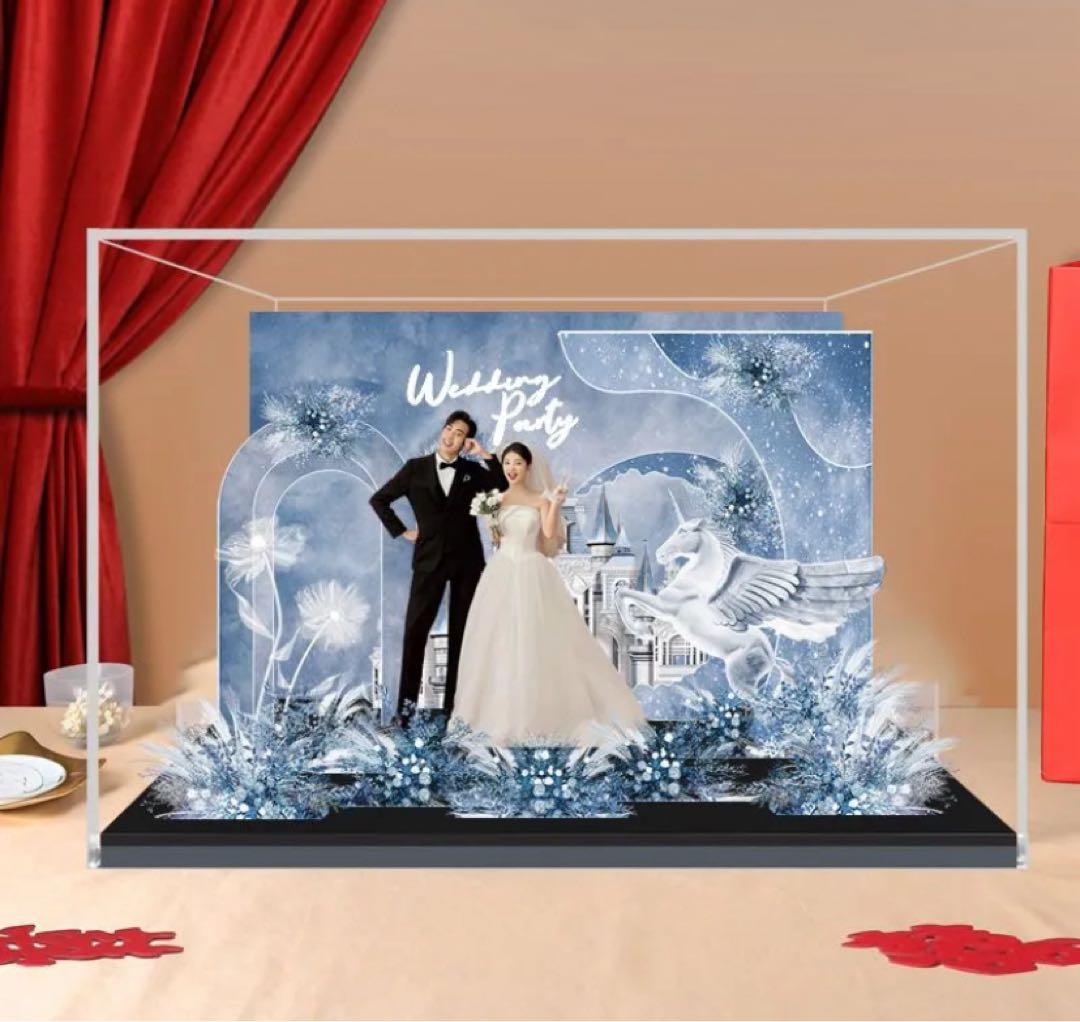 結婚祝い アクリル フォトフレーム オーダーメイド結婚式 プレゼント ギフト