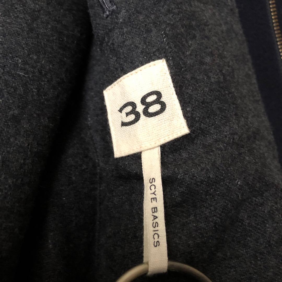 美品【冬物】SCYE BASICS サイベーシックス ダッフルコート カシミヤ