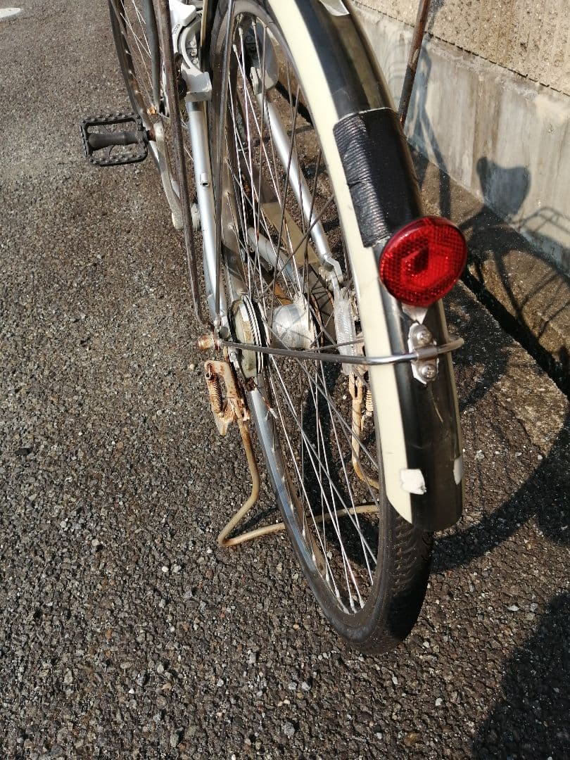 アルベルト　bridgestone albelt 通学自転車　引き取り　シルバー