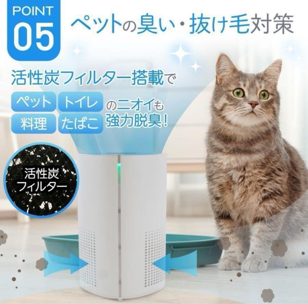 空気清浄機 小型 消臭 省エネ 花粉 脱臭機 たばこ 除菌 2737