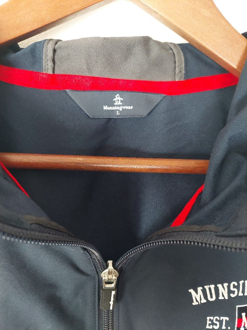 Munsingwear 防風防寒フードジャケット Lサイズ【レア/美品】