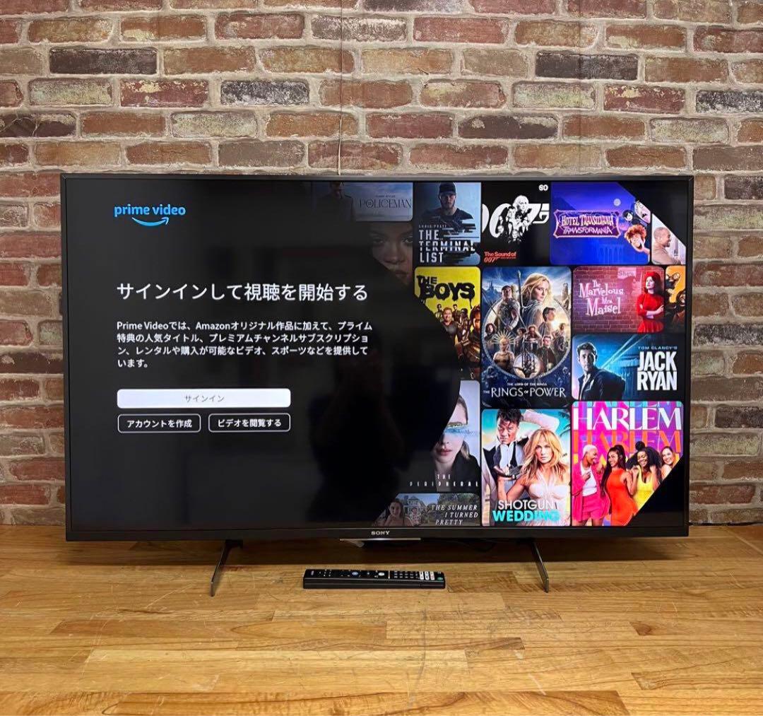 SONY BRAVIA KJ-49X8500G 2020年製