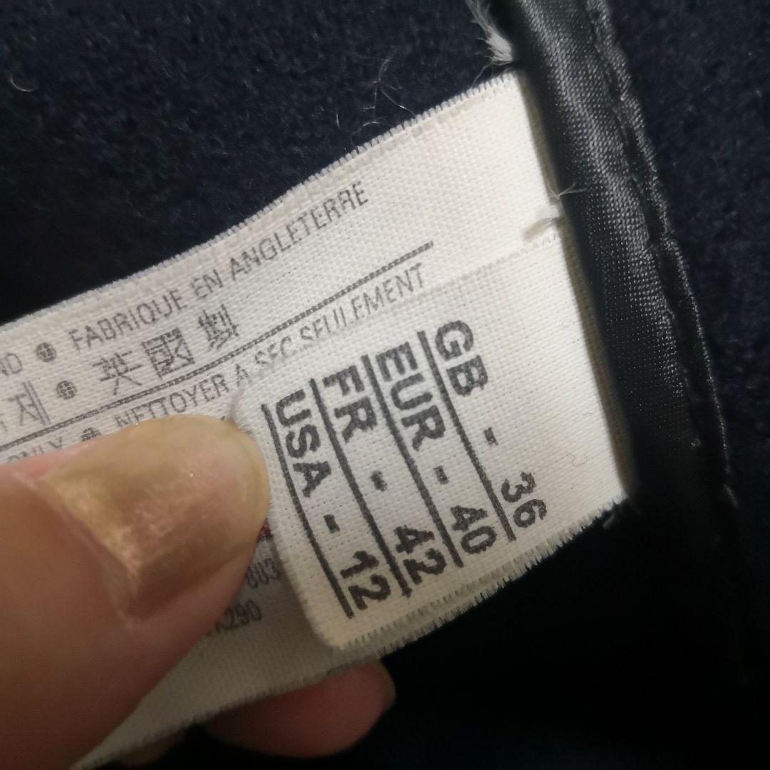 Gloverall ダッフルコート ヘリンボーン ネイビー