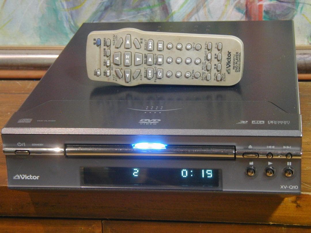 ★ビクター　Victor　XV-Q10 DVD/CDオーディオプレーヤーです。