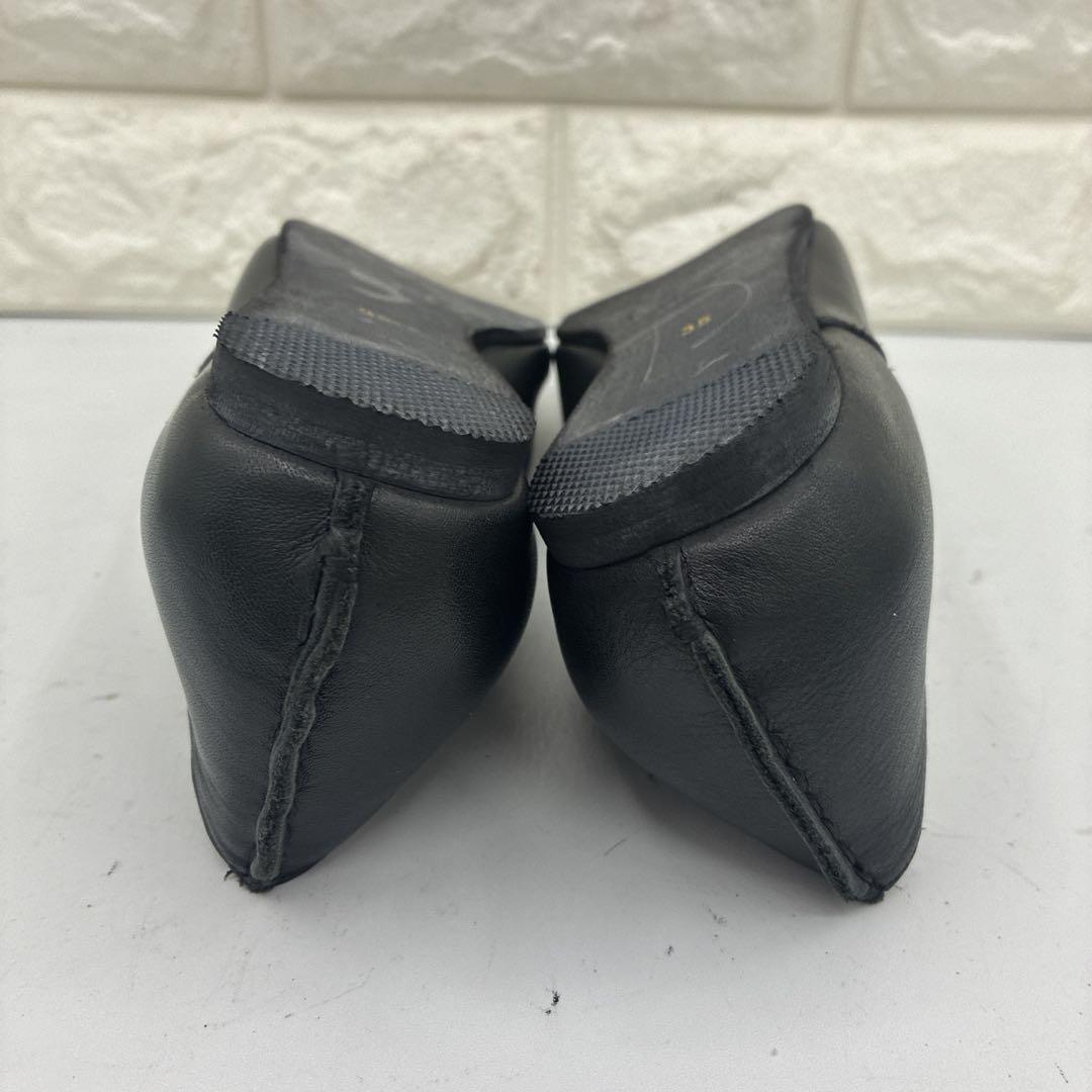 【美品】ユウコイマニシプラス IBUKI Vカット スリッポン 35 黒