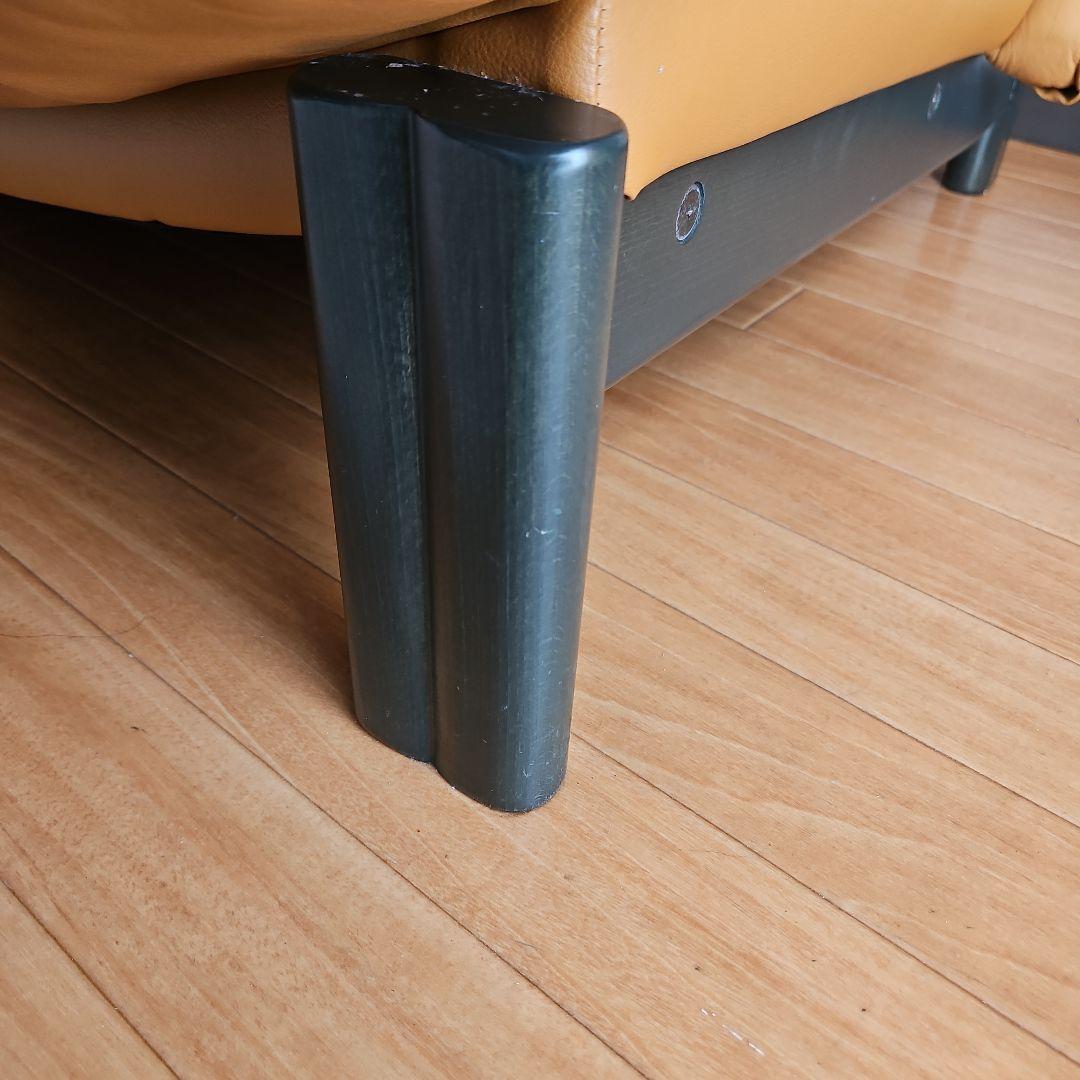 カリモク　Karimoku　レザー　ソファ　3人掛け