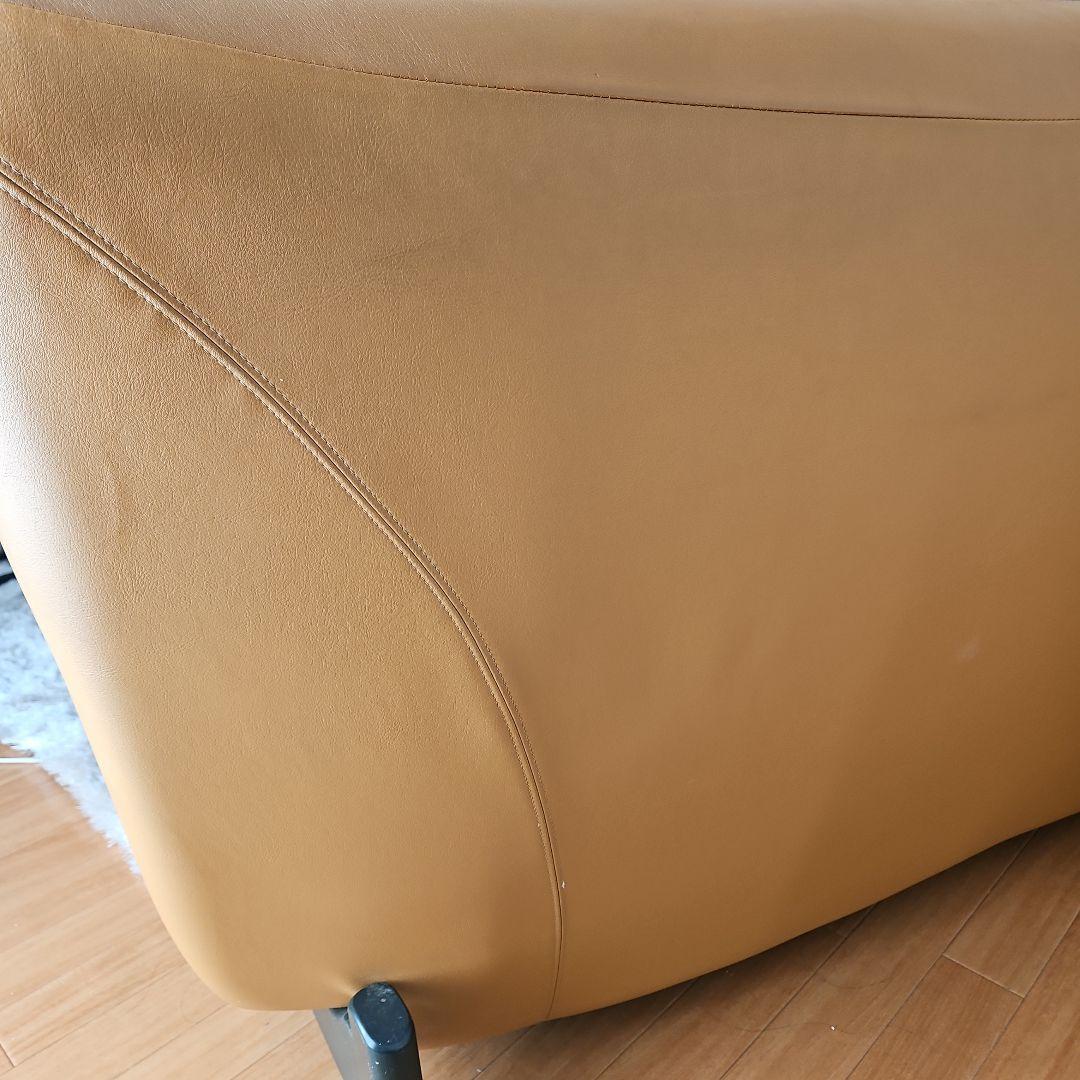 カリモク　Karimoku　レザー　ソファ　3人掛け