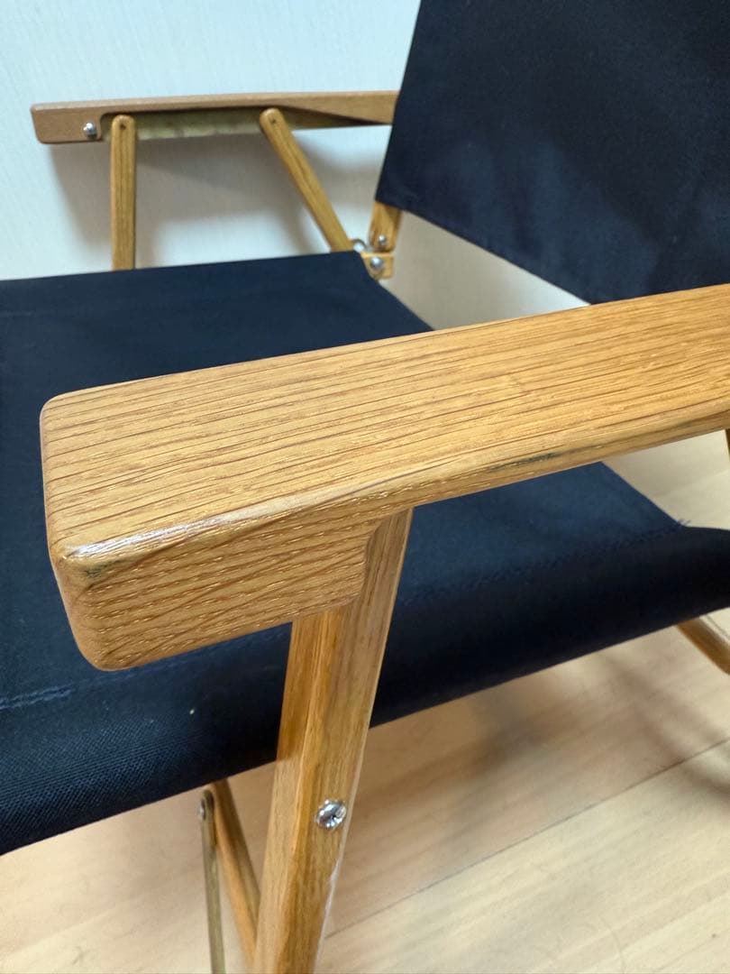 カーミットチェア ブラック ヒジラク ブラス カスタム品